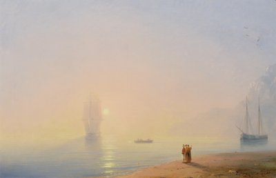 Looking at the Black Sea by Ivan Konstantinovich Aivazovsky